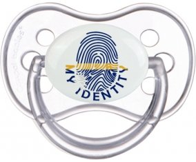 Empreinte My Identity Nauru Sucette Anatomique Transparente classique