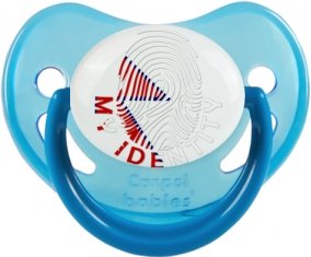 Empreinte My Identity Népal Tétine Physiologique Bleue phosphorescente