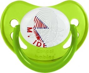Empreinte My Identity Népal Tétine Physiologique Vert phosphorescente