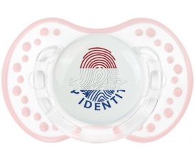 Empreinte My Identity Pays-Bas Tétine LOVI Dynamic Retro-blanc-rose-tendre classique