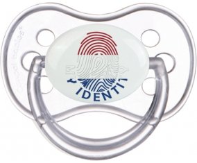 Empreinte My Identity Pays-Bas Sucette Anatomique Transparente classique