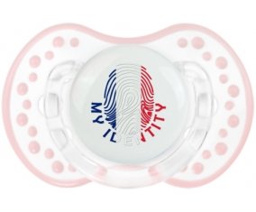 Empreinte My Identity Nouvelle Calédonie Sucette LOVI Dynamic Retro-blanc-rose-tendre classique