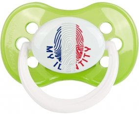 Empreinte My Identity Nouvelle Calédonie Tétine Anatomique Vert classique