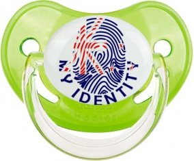 Empreinte My Identity Nouvelle-Zélande Sucette Physiologique Vert classique