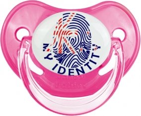 Empreinte My Identity Nouvelle-Zélande Sucette Physiologique Rose classique