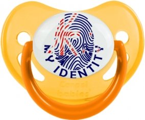 Empreinte My Identity Nouvelle-Zélande Sucette Physiologique Jaune phosphorescente