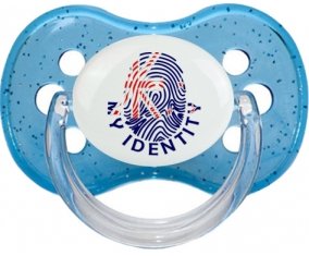 Empreinte My Identity Nouvelle-Zélande Tétine Cerise Bleu à paillette