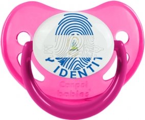 Empreinte My Identity Nicaragua Tétine Physiologique Rose phosphorescente