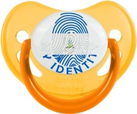 Empreinte My Identity Nicaragua Tétine Physiologique Jaune phosphorescente