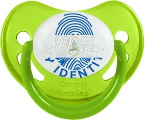 Empreinte My Identity Nicaragua Tétine Physiologique Vert phosphorescente