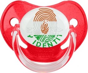 Empreinte My Identity Niger Sucete Physiologique Rouge à paillette