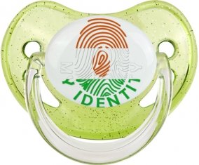 Empreinte My Identity Niger Sucete Physiologique Vert à paillette