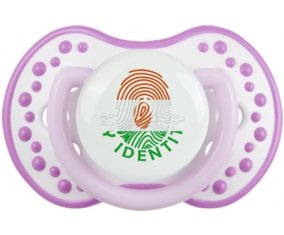 Empreinte My Identity Niger Tétine LOVI Dynamic Blanc-mauve classique