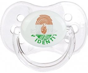 Empreinte My Identity Niger Sucette Cerise Transparent classique