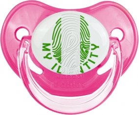 Empreinte My Identity Nigeria Sucette Physiologique Rose classique