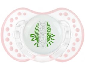 Empreinte My Identity Nigeria Sucette LOVI Dynamic Retro-blanc-rose-tendre classique