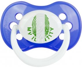 Empreinte My Identity Nigeria Tétine Anatomique Bleu classique