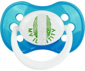 Empreinte My Identity Nigeria Tétine Anatomique Cyan classique
