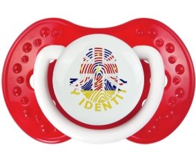 Empreinte My Identity Niue Sucette LOVI Dynamic Blanc-rouge classique