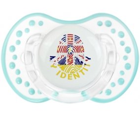 Empreinte My Identity Niue Sucette LOVI Dynamic Retro-blanc-lagon classique