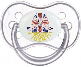 Empreinte My Identity Niue Sucette Anatomique Transparente classique