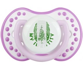 Empreinte My Identity l'ile de Norfolk Sucete LOVI Dynamic Blanc-mauve classique