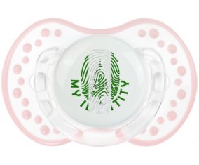 Empreinte My Identity l'ile de Norfolk Sucete LOVI Dynamic Retro-blanc-rose-tendre classique