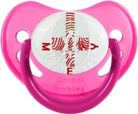 Empreinte My Identity Îles Mariannes du Nord Sucette Physiologique Rose phosphorescente