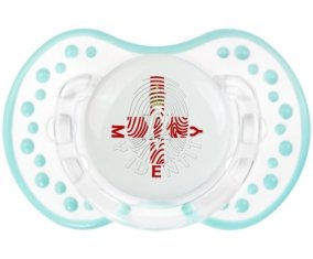 Empreinte My Identity Îles Mariannes du Nord Sucette LOVI Dynamic Retro-blanc-lagon classique