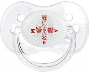 Empreinte My Identity Îles Mariannes du Nord Sucette Cerise Transparent classique