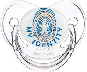 Empreinte My Identity Corée du Nord Sucette Physiologique Transparent classique
