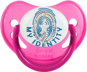 Empreinte My Identity Corée du Nord Sucette Physiologique Rose phosphorescente