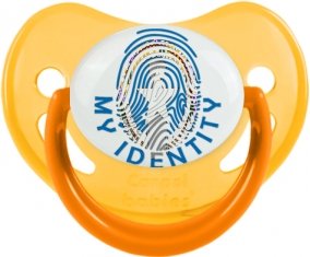 Empreinte My Identity Corée du Nord Sucette Physiologique Jaune phosphorescente