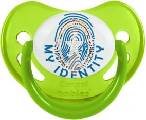 Empreinte My Identity Corée du Nord Sucette Physiologique Vert phosphorescente