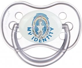 Empreinte My Identity Corée du Nord Sucette Anatomique Transparente classique