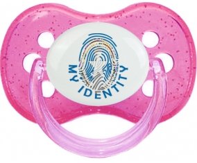 Empreinte My Identity Corée du Nord Tétine Cerise Rose à paillette