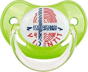 Empreinte My Identity Norvège Tétine Physiologique Vert classique