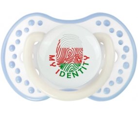 Empreinte My Identity Oman Tétine LOVI Dynamic Blanc-cyan classique