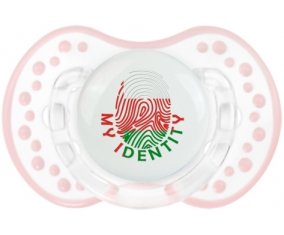 Empreinte My Identity Oman Tétine LOVI Dynamic Retro-blanc-rose-tendre classique