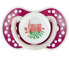 Empreinte My Identity Oman Tétine LOVI Dynamic Fuchsia phosphorescente
