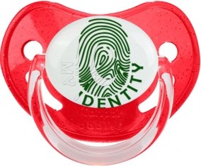 Empreinte My Identity Pakistan Sucette Physiologique Rouge à paillette