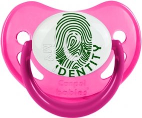 Empreinte My Identity Pakistan Sucette Physiologique Rose phosphorescente