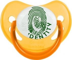 Empreinte My Identity Pakistan Sucette Physiologique Jaune phosphorescente