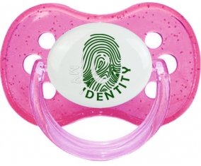 Empreinte My Identity Pakistan Sucette Cerise Rose à paillette