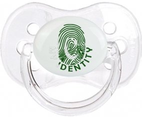 Empreinte My Identity Pakistan Sucette Cerise Transparent classique