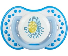 Empreinte My Identity Palau Sucette LOVI Dynamic Blanc-bleu phosphorescente