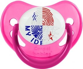 Empreinte My Identity Panama Tétine Physiologique Rose phosphorescente