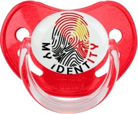 Empreinte My Identity Papouasie Nouvelle Guinée Sucete Physiologique Rouge à paillette