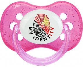 Empreinte My Identity Papouasie Nouvelle Guinée Sucette Cerise Rose à paillette