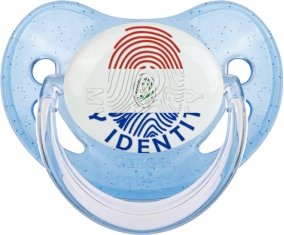 Empreinte My Identity Paraguay Sucette Physiologique Bleue à paillette